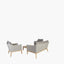 Larissa Lounge Set Light Kubu Grey K/D