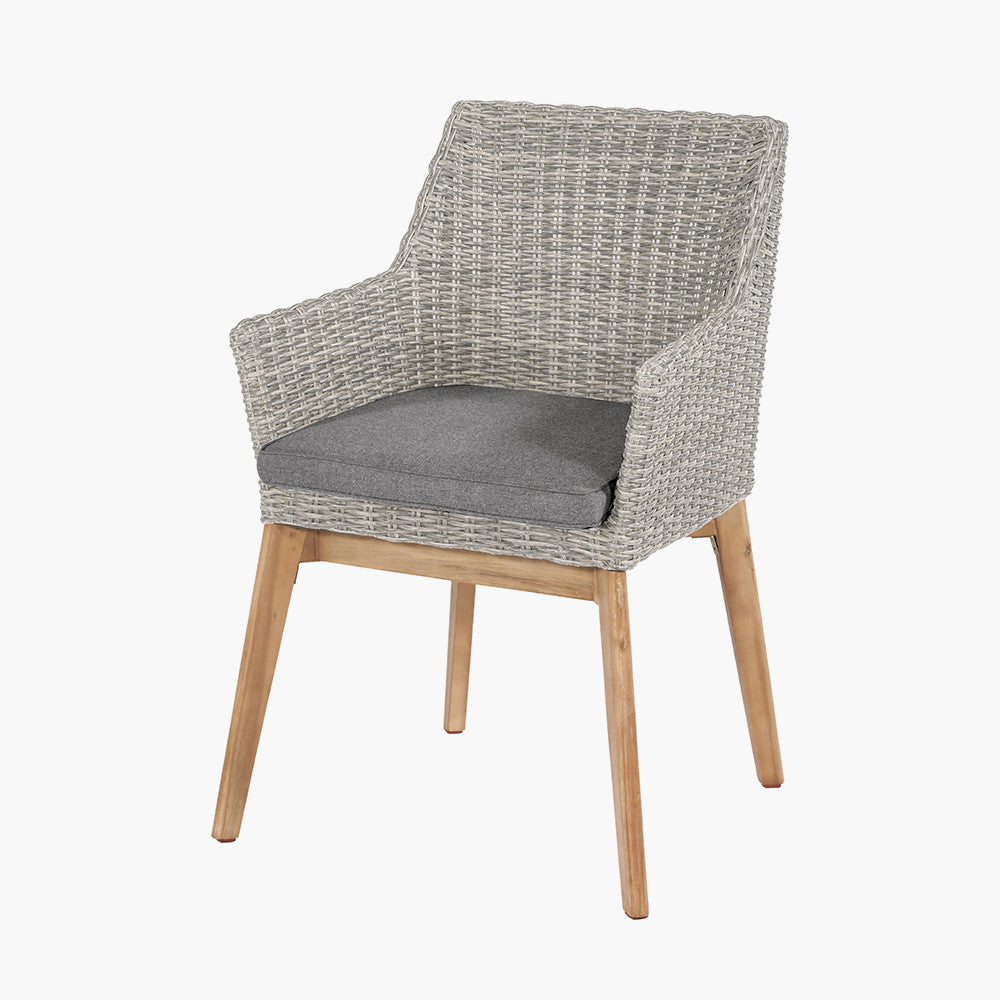 Larissa Dining Set Light Kubu Grey K/D