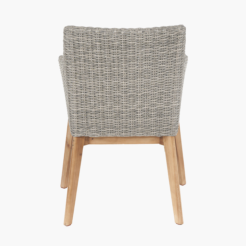 Larissa Dining Set Light Kubu Grey K/D