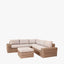 Como Natural Antique Corner Set