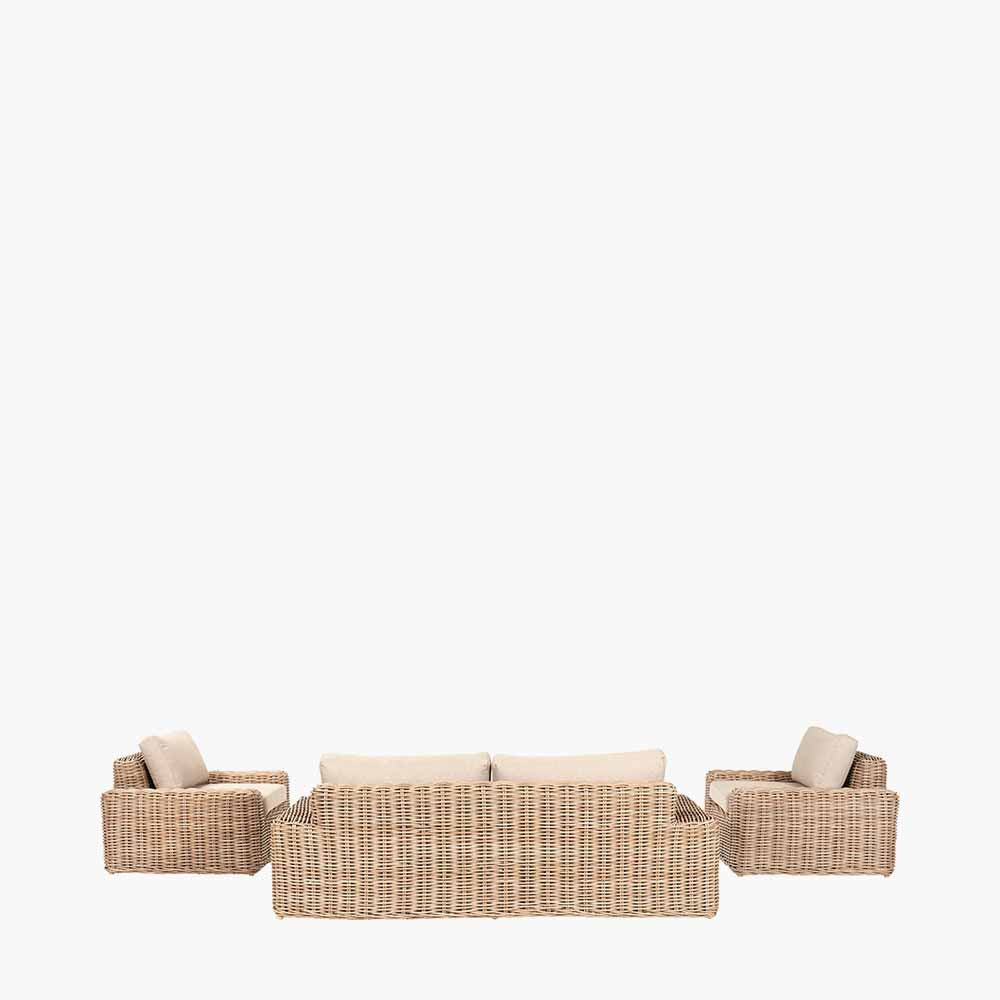 Como Natural Antique Lounge Set