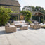 Como Natural Antique Lounge Set