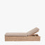 Garda Natural Antique Outdoor Sunlounger