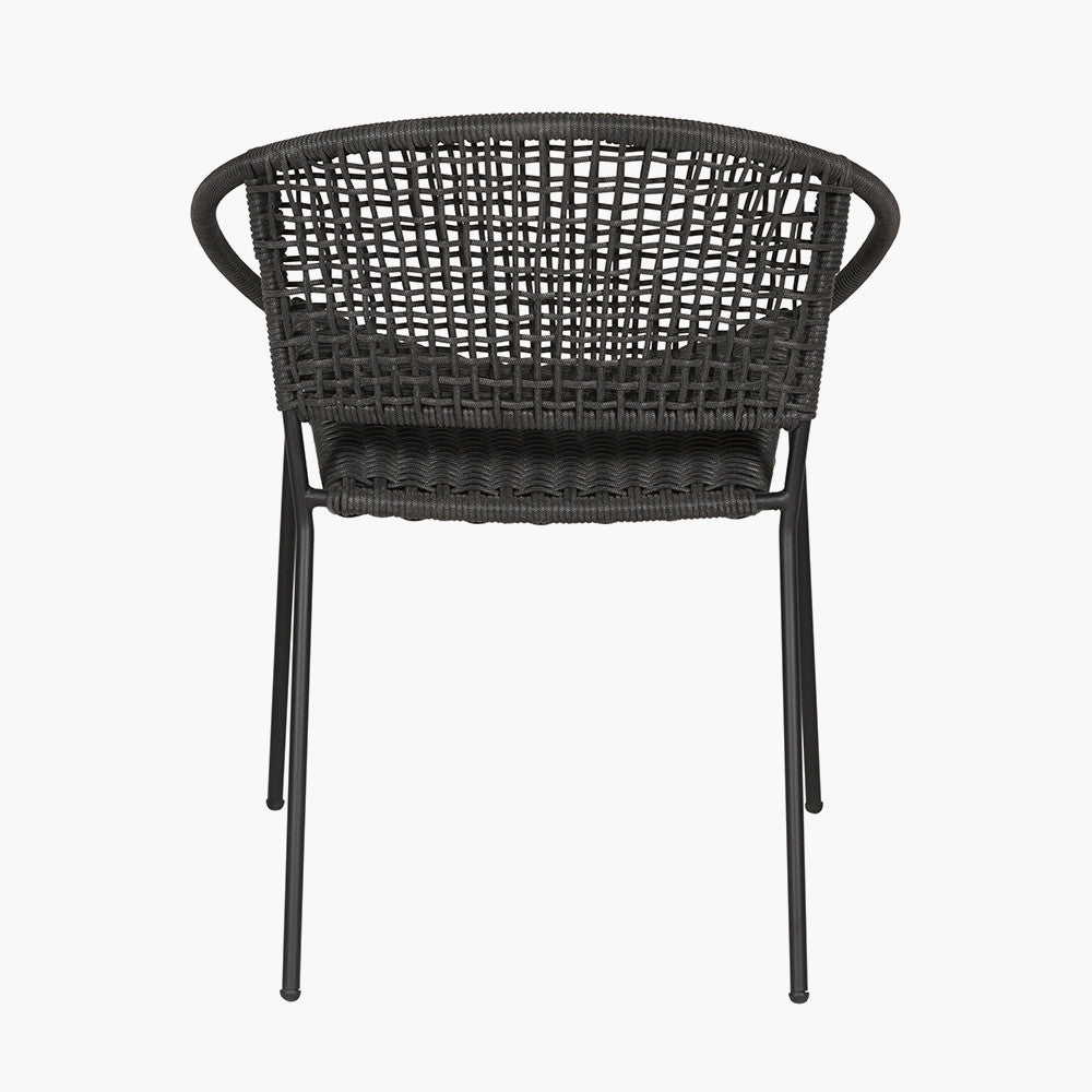 Dakota Black Outdoor Bistro Set