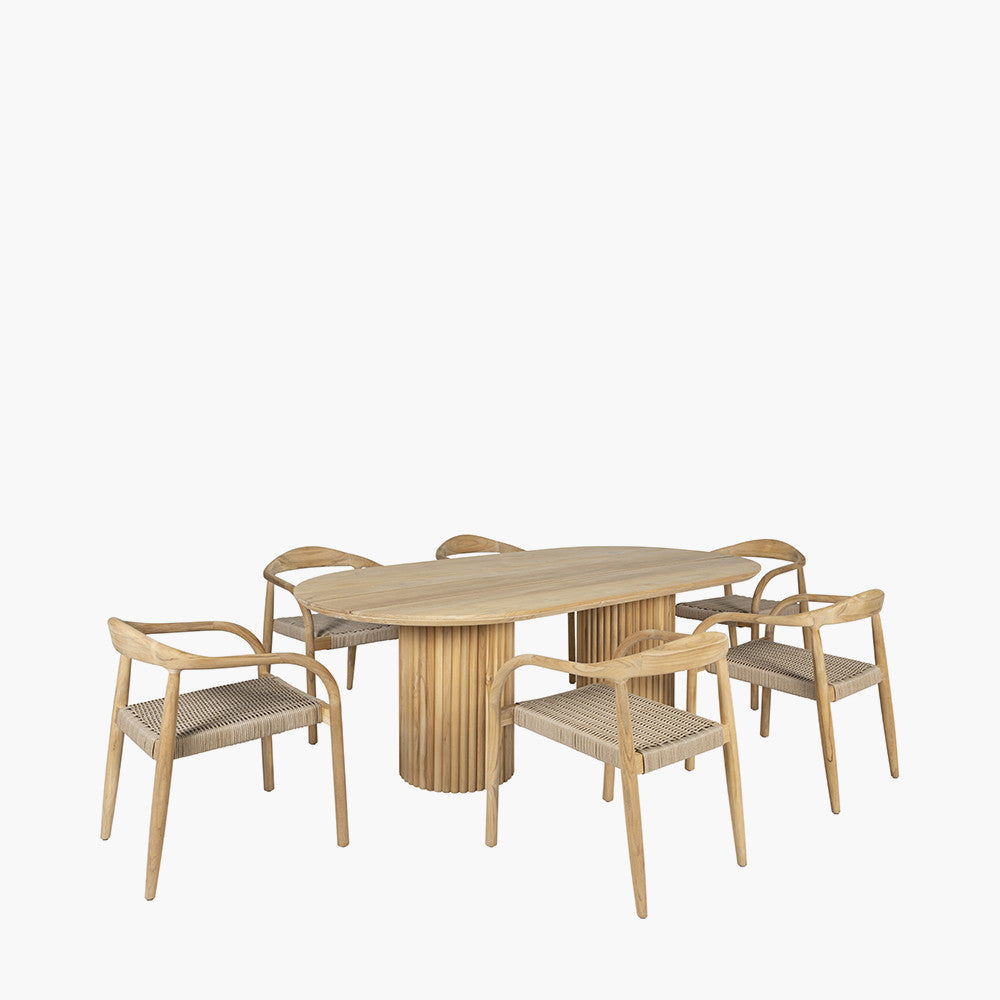 Javi Teak Outdoor Dining Set