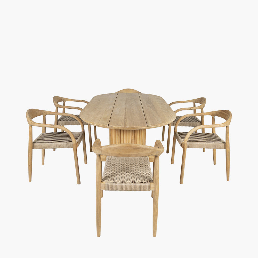 Javi Teak Outdoor Dining Set