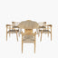 Javi Teak Outdoor Dining Set