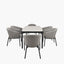 Nevada Putty Outdoor 6 Seater Dining Set