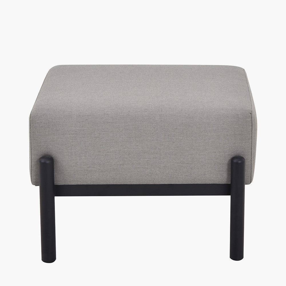 Nevada Putty Small Outdoor Corner Seating Set with Coffee Table and Footstools