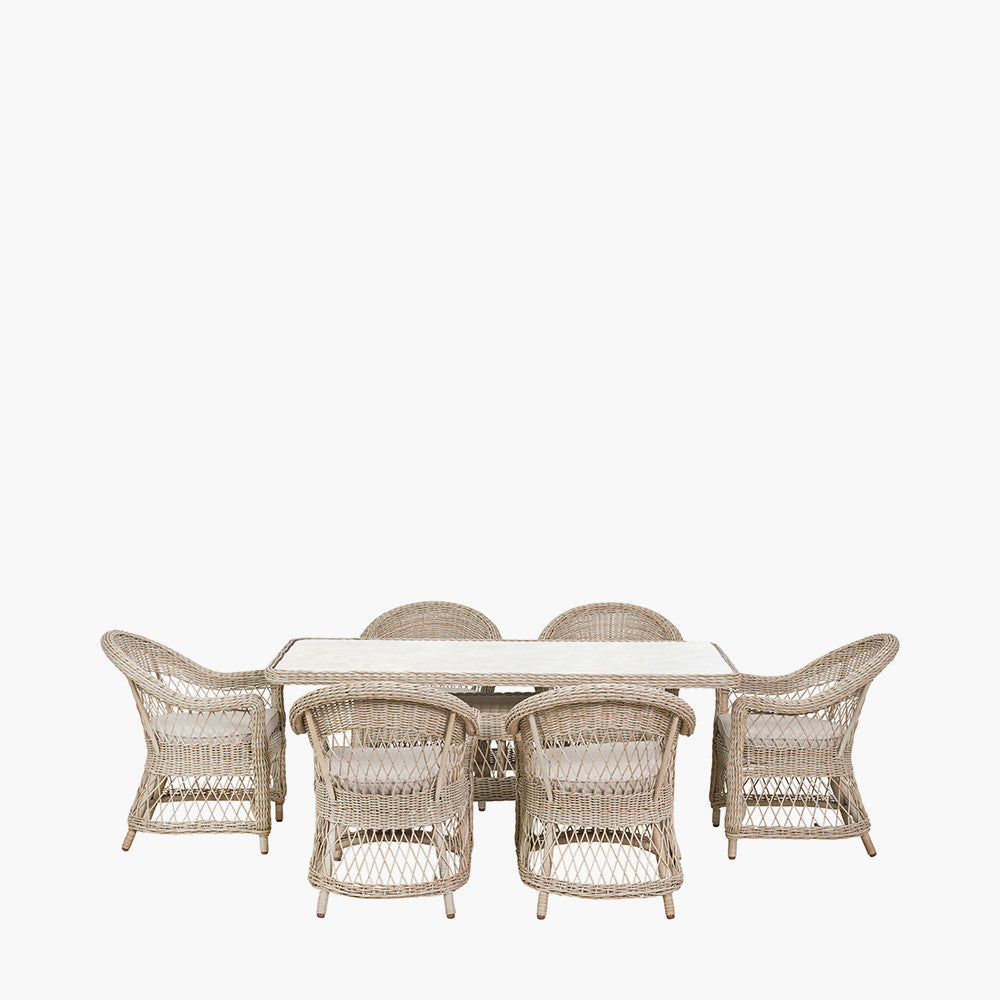 Pattaya Outdoor 6 Seater Dining Set