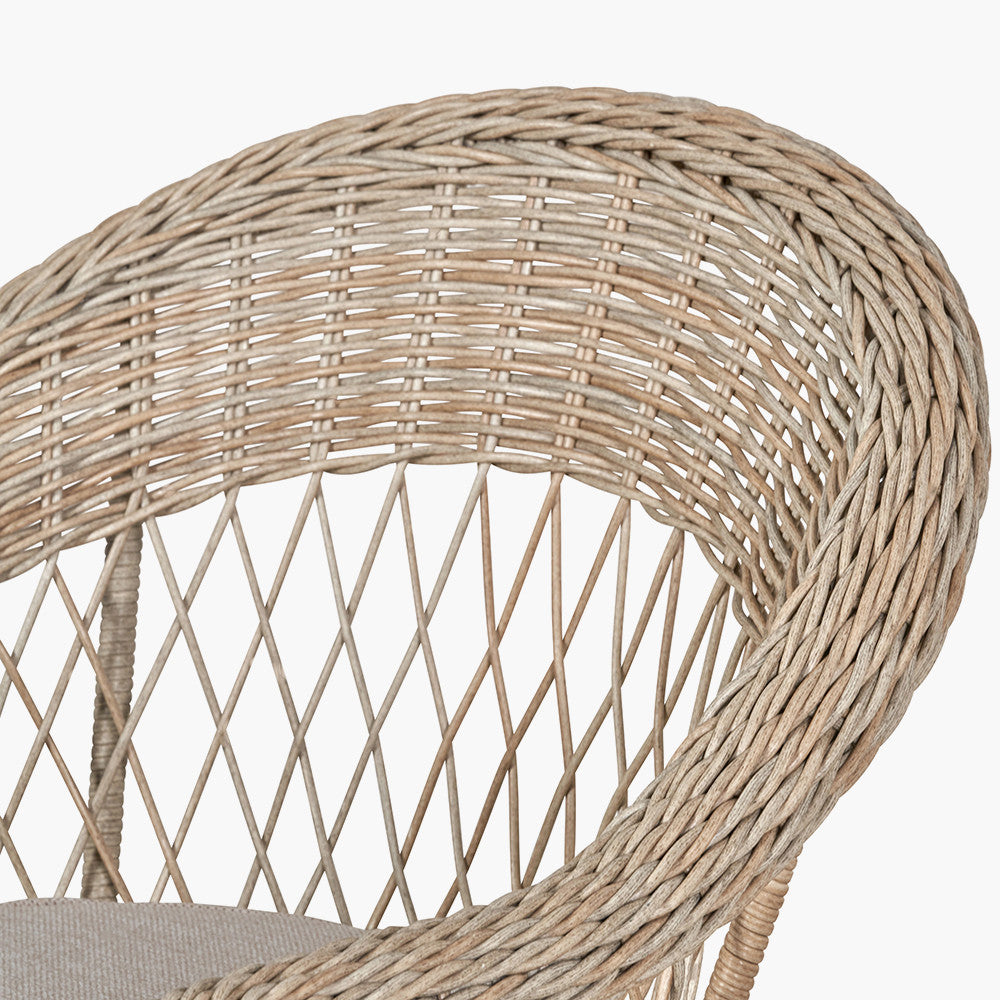Pattaya Outdoor Set of 2 Dining Chairs