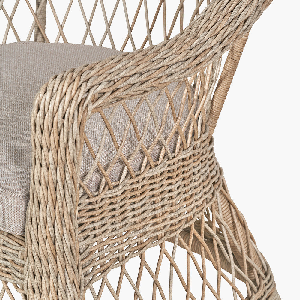 Pattaya Outdoor Set of 2 Dining Chairs