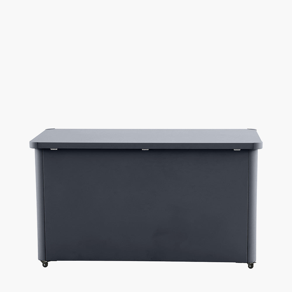 Rhode Island Small Galvanised Steel Cushion Box Anthracite