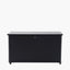 Rhode Island Large Galvanised Steel Cushion Box Black