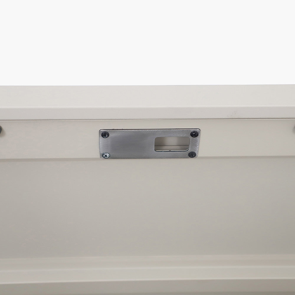 Rhode Island Large Galvanised Steel Cushion Box Pebble