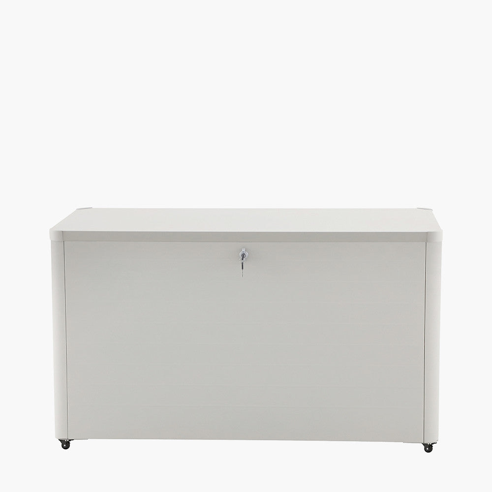 Rhode Island Small Galvanised Steel Cushion Box Pebble