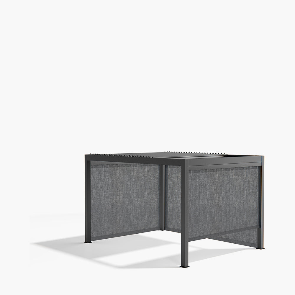 Abierto Full Electric 3m x 4m inc LED complete with 2 x 3m and 1 x 4m Manual Blinds