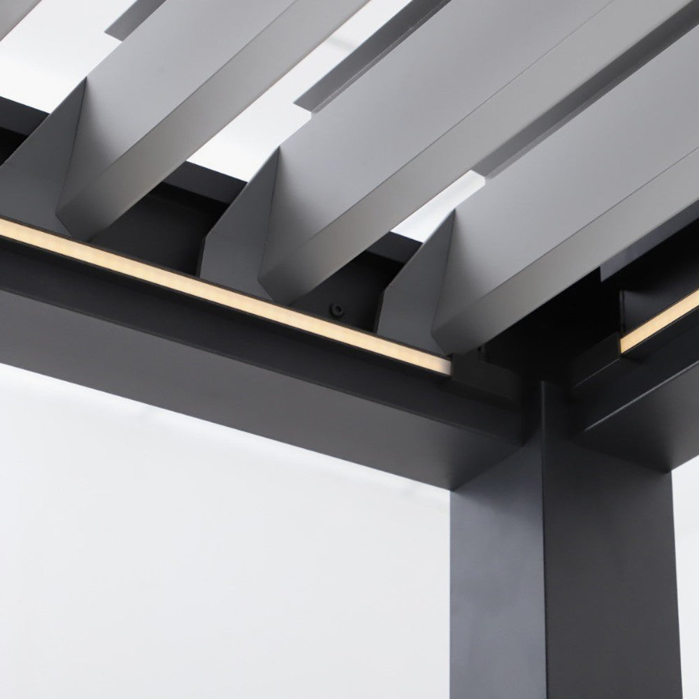 Abierto Full Electric 3m x 4m inc LED complete with 2 x 4m and 1 x 3m Manual Blinds