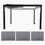Abierto Full Electric 3m x 4m inc LED complete with 2 x 4m and 1 x 3m Manual Blinds