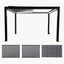 Abierto Full Electric 3m x 4m inc LED complete with 1 x 4m Fixed Louvre Panel & 2 x 3m Manual Blinds
