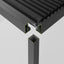 Abierto Full Electric 3m x 4m inc LED complete with 2 x 3m Fixed Louvre Panels & 1 x 4m Manual Blind