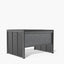 Abierto Full Electric 3m x 4m inc LED complete with 2 x 3m Fixed Louvre Panels & 1 x 4m Manual Blind