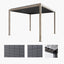 Pavillo Teak 3.5m x 3.5m Pergola, Pavillo Louvre Front/Back Panel Long, Pavillo Louvre Side Panel Short, Pavillo LED plus Delivery and Installation