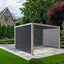 Pavillo Teak 3.5m x 3.5m Pergola, Pavillo Louvre Front/Back Panel Long, Pavillo Louvre Side Panel Short, Pavillo Side Blind Short, Delivery and Installation