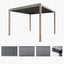 Pavillo Teak 3.5m x 3.5m Pergola, Pavillo Louvre Front/Back Panel Long, Pavillo Front/Back Blind Long, Pavillo Side Blind Short, Pavillo LED, Delivery and Installation