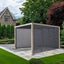 Pavillo Teak 3.5m x 3.5m Pergola, Pavillo Louvre Front/Back Panel Long, Pavillo Front/Back Blind Long, Pavillo Side Blind Short, Pavillo LED, Delivery and Installation