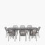 Carlo Extendable Rectangular 8 Seater Dining Set