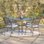 Carlo Round 4 Seater Dining Set with Cushions