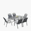 Savoy Rectangular 6 Seater Dining Set with Cushions