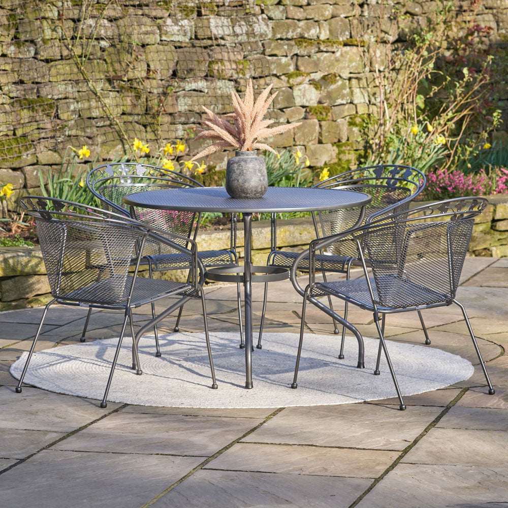 Elegance Round 4 Seater Dining Set