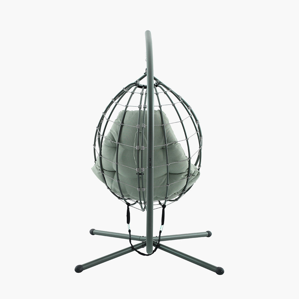 Lyon Moss Green Outdoor Single Hanging Chair