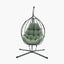 Lyon Moss Green Outdoor Single Hanging Chair