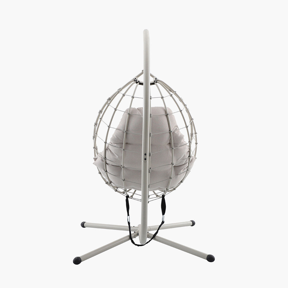 Lyon Putty Outdoor Single Hanging Chair