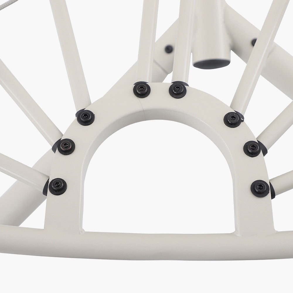 Lyon Putty Outdoor Single Hanging Chair