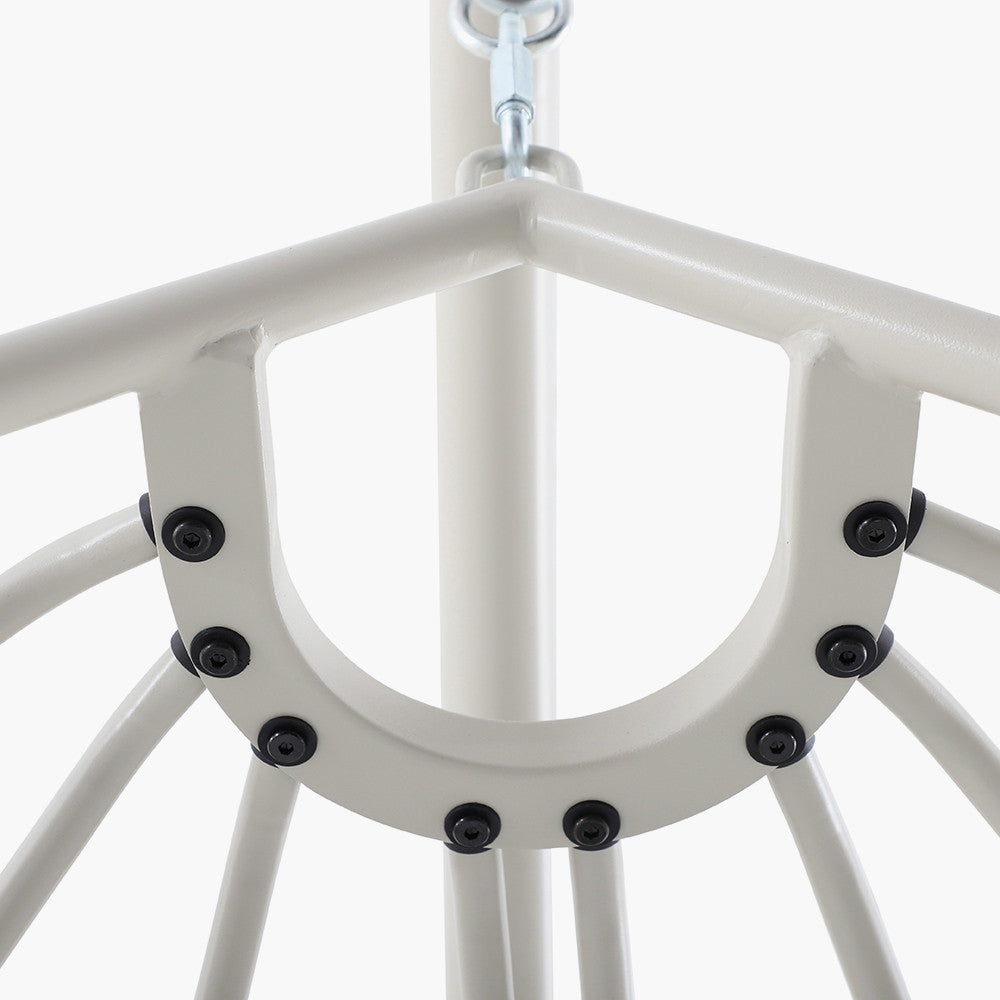 Lyon Putty Outdoor Single Hanging Chair