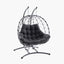Lyon Anthracite Outdoor Double Hanging Chair