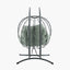 Lyon Moss Green Outdoor Double Hanging Chair