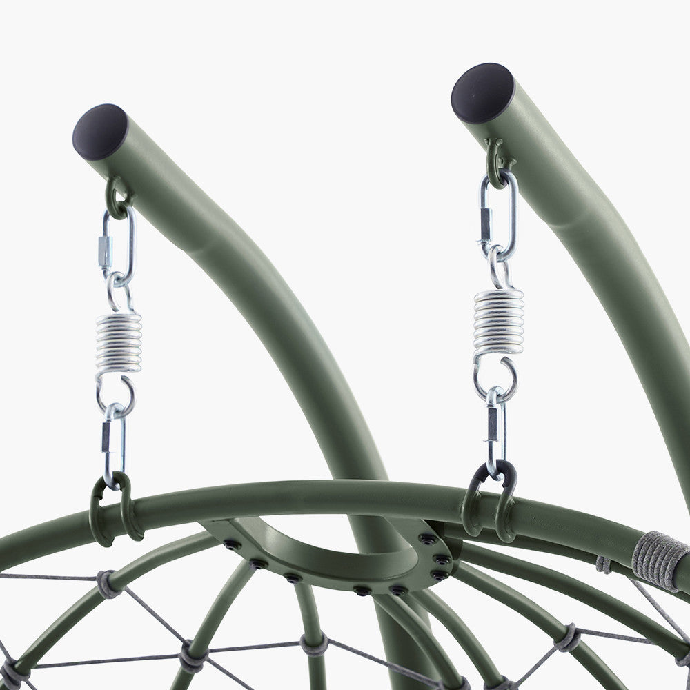 Lyon Moss Green Outdoor Double Hanging Chair