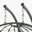 Lyon Moss Green Outdoor Double Hanging Chair