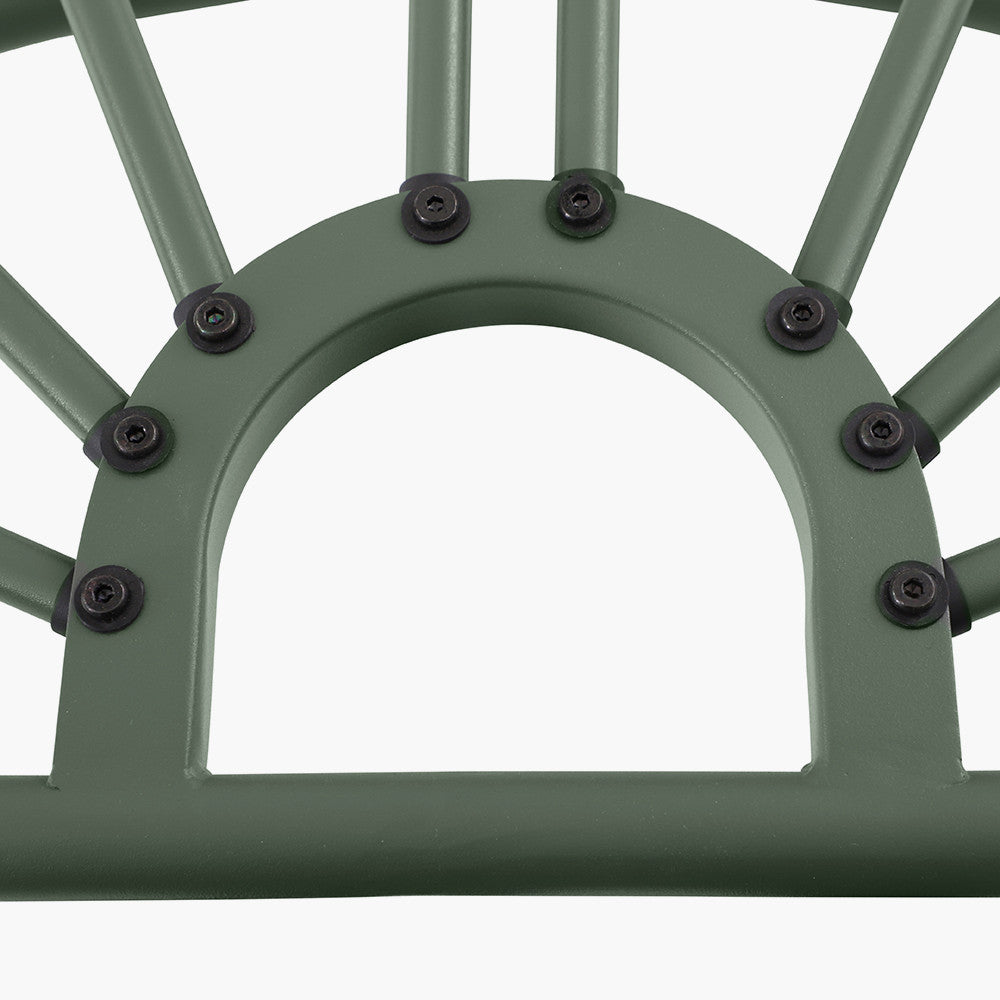 Lyon Moss Green Outdoor Double Hanging Chair
