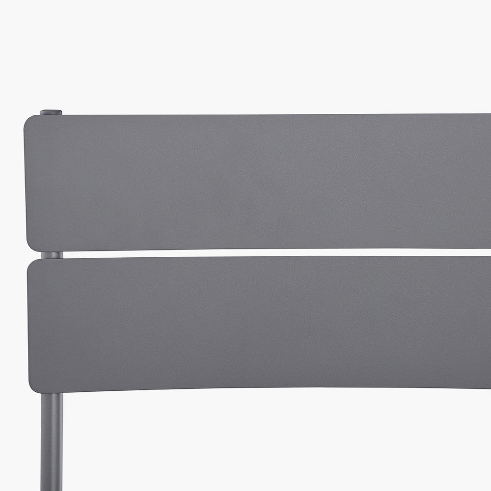 Rennes Anthracite Outdoor Bistro Set