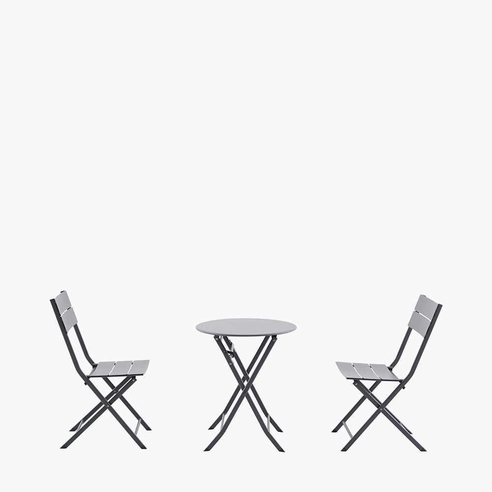 Rennes Anthracite Outdoor Bistro Set