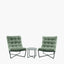 Clermont Moss Green Outdoor Lounging Set
