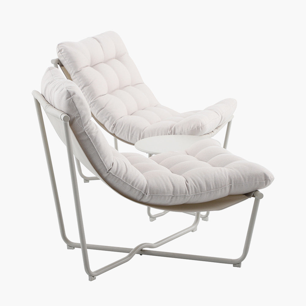 Clermont Putty Outdoor Lounging Set