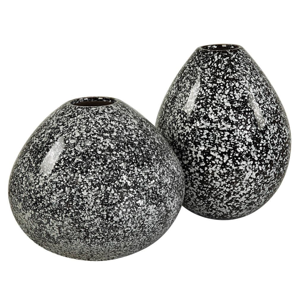 Cosmic Black & White Vases| Set of 2