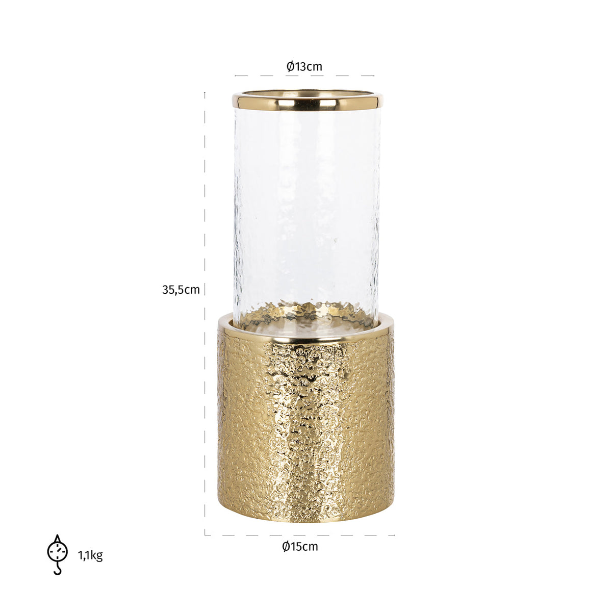 Hurricane light Marlou gold small